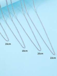 925 Sterling Silver Twist Rope Chain Necklace, 1.2mm Cable Chain, Upgraded Spring Clasp, Delicate , Italian Quality, 16/18/20/22/24 Inches