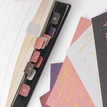 10pcs Self-Adhesive Monthly Planner Stickers - Tear-Resistant Calendar Labels With Numbers 1-12, Suitable For Planners, Bullet Journals, Academic & Office Organization - No Glue Needed, Index Tabs - Multicolor - View 5