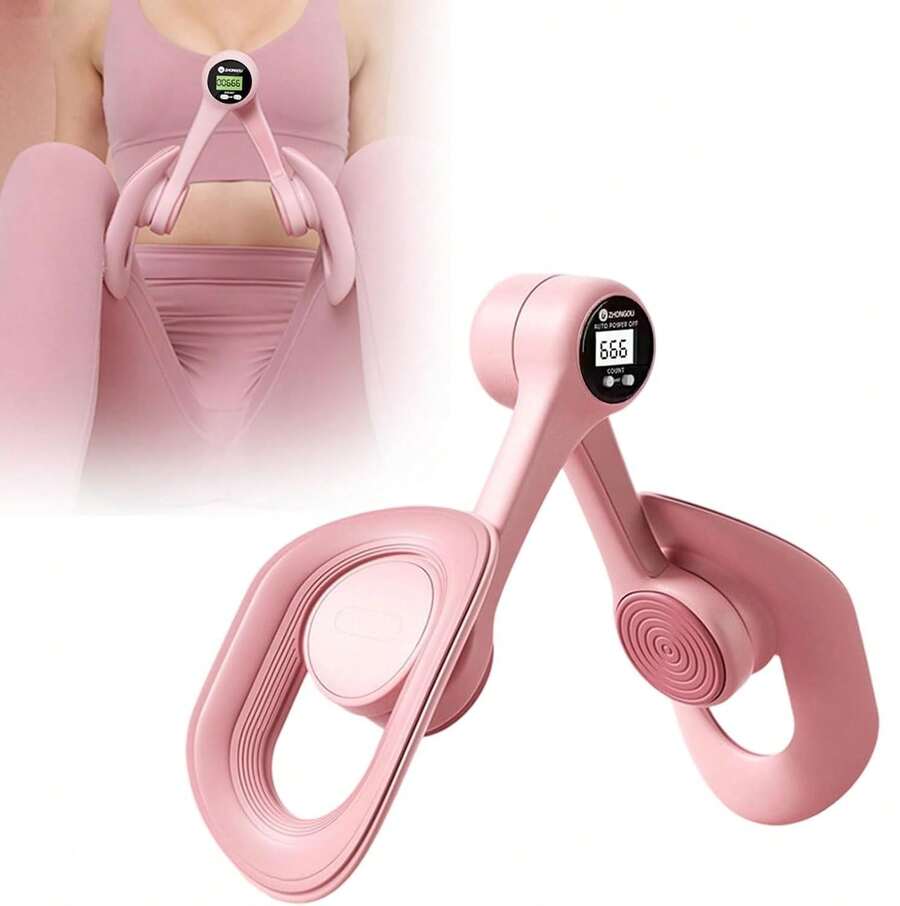Leg Training Device, Pelvic Floor Muscle Trainer, Inner Thigh Clamp, Pelvic Floor Muscle Trainer - Hồng - Xem 1