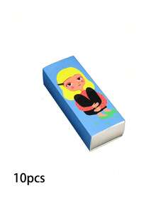 5/10pcs Cute Girl Mini Pastry Box, Baking Food Packaging Box, Biscuit, Candy, Macaron, Mooncake Box, Suitable For Weddings/Festivals/Parties, Small Snack Packaging Paper Box - Paper - View 15