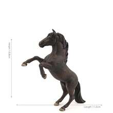 逼真野生动物模型套装，包括马、白马、赛马、骑师、马术、名马模型，适用于农场娃娃屋、微缩景观装饰 - 馬 - 查看 12