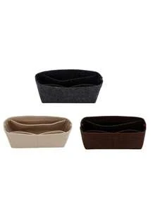 中号极简主义毛毡内衬钱包/手提包/化妆品收纳包 - 彩色 - 查看 7