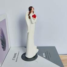 1pc Resin Angel Heart Decor Ornament, Suitable For Home Decoration, Room Decor, Gift For Family And Friends - Multicolor - View 5