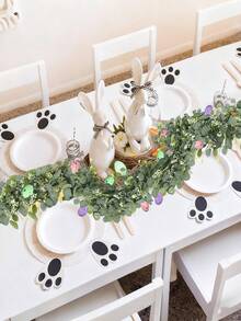1/2pcs, 180cm/70.86in, Artificial Easter Egg Wreath, Eucalyptus Leaves, Egg Vine Hanging Ivy, Suitable For Easter Decoration, Room Decor, Home Decor, Bedroom Decor, Outdoor Decor, Kitchen Decor, Graduation Decor, Outdoor Patio Decor, DIY, Room Decor Supplies, Porch Wall Fireplace Farmhouse Decor - Multicolor - View 2