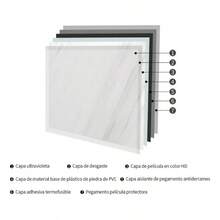 Tendencia10 Piezas Panel Decorativo Pared Para Adornos 30 Cm X 60 CmCalidad premium - Blanco - Ver 8