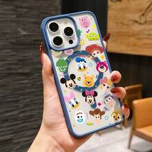 This Disney Toy Story Cartoon Character Phone Case Features A Cute And Playful Design, A Simple And Stylish Look, And A Smooth Feel. It Boasts Strong Magnetic Attraction And Provides Camera Protection, Making It An Ideal Choice For Girls. It's Compatible With IPhone17/16/15/14/13/...12 Mini Pro Max Pro Plus XRXS Series, As Well As SamsungGalaxy S20, S21, S22, S23, And S24 Series. It's The Perfect Gift For Family And Friends. This Stylish Phone Case Features Fun Character Designs And Is Made Of Lightweight And Durable Material. - màu đen - Xem 5