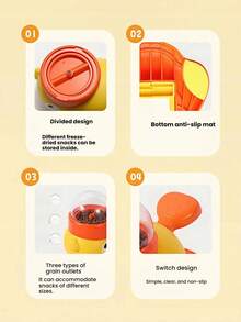 Automatic Pet Feeder With Slow Eating Design To Prevent Choking, Suitable For Ducks - 500ml - View 6