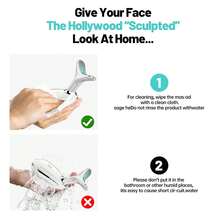 Red Light Therapy For Face, Floverkity LED Face Massager, RED Light Device, At-Home Face Tool For Skin Care (White,3 Light) - 白色 - 查看 2