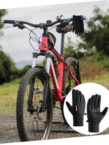 Unisex Winter Warm Gloves - ARCTIC Waterproof Windproof Touchscreen Gloves, Suitable For Cycling, Skiing, Hiking And Other Outdoor Activities - Black - View 10