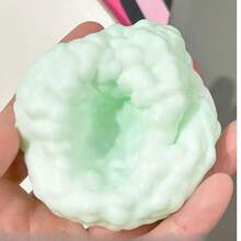 1pc Cute Soft Squeeze Stress Ball, ASMR Toy, Slow Rebound Squeezy Ball, Portable & Compact, Perfect Gift For Adults, Students, Office Workers, Suitable For Halloween, Christmas, New Year Party, Assorted Colors - Green - View 4
