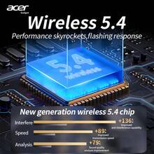 Acer 宏碁 OHR545 无线蓝牙耳机，耳挂式设计，带显示屏，配备充电盒，支持降噪和杜比音效，佩戴舒适，适合运动、跑步、骑行，兼容智能手机和平板电脑，是理想的礼物之选。 - 均碼 - 查看 11