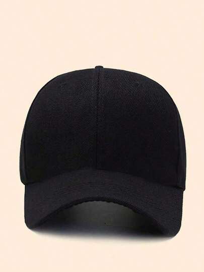 1 Piece Women's Solid Color Baseball Cap Casual Outdoor