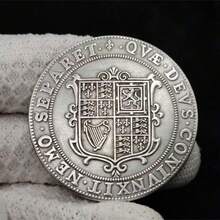 1 pieza de 43mm/1,69 pulgadas, monedas jacobitas del siglo XVII temprano, monarcas ecuestres y heráldica, colecciones de monedas de heráldica clásica. - Gris - Ver 4