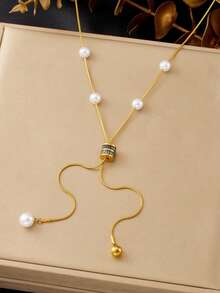 Women's Long Necklace, Fashion & Versatile For Daily Wear