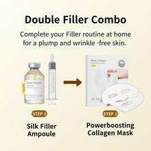 [Sungboon] Silk Collagen & Peptide Face-Lift Duo  – Ampoule + Rejuvenate Serum With 8 Types Hyaluronic Acid For Wrinkles & Fine Lines | Gift Set Firming, Moisturizing, Collagen Boosting, Anti Aging Korean Home Aesthetic For All Skin Types - Collagen - 查看 7