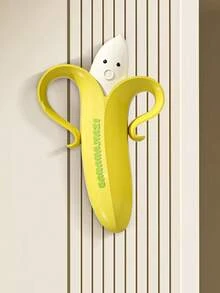 1pc Banana Hair Clog Remover, Cartoon Drain Cleaner For Bathroom And Kitchen, Multi-Functional Garbage Clip - Multicolor - View 6