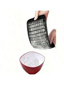 2pcs Square 160-Cavity Silicone Ice Cube Tray, Cold-Resistant , Can Be Used As Ice Mold, Pudding Mold, Suitable For Home, Bar And Various Occasions, Easy To Use