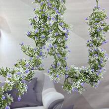 1 件 180 厘米人造满天星藤，假花环植物，适用于家庭天花板装饰、管道包裹、节日装饰 - 彩色 - 查看 16
