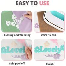 8pcs 12x10 Inch Foam Heat Transfer Vinyl, 3D Foam Texture Design, Ideal For T-Shirts, Hoodies And Hats, Easy To Use Foaming Heat Press Film