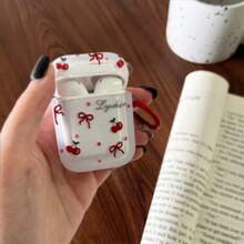 1 Stück Kopfhörerhülle mit Kirschblüten-Schleife, kompatibel mit iPhone-Kopfhörern, AirPods 1/2/AirPods 4/Neue Schutzhülle für kabellose Kopfhörer, kompatibel mit AirPods 3/Pro/Pro 2, Geschenkidee für Freund/Freundin - Verschiedenfarbig - Übersicht 5