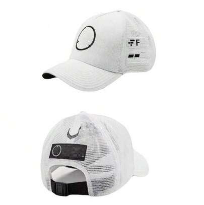 Formidable! Gorra Trucker Mercedes Lewis Logo Bordado Automovilismo Blanca