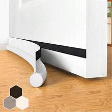 Bathroom Insect Prevention And Noise Reduction Barrier - Self-Adhesive, Flexible Shower Threshold Sealing Strip - Multicolor - View 1