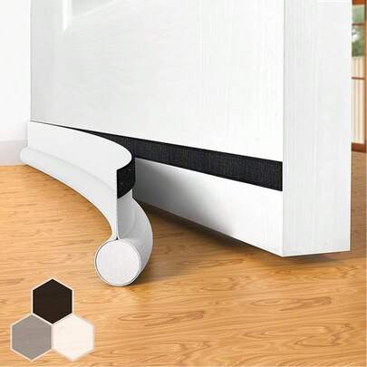 Bathroom Insect Prevention And Noise Reduction Barrier - Self-Adhesive, Flexible Shower Threshold Sealing Strip