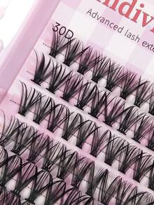 640PCS Individual Lash Clusters Large Capacity 30D+40D+50D D Curl 9-16mm DIY Lash Clusters Natural Look&Extra Thick&Wispy&Ultra Soft&Super Light Reusable Individual Segmented False Eyelashes Eyelash Extension Kit With Makeup Tools 2 Lash Brushes For Beginner Use At Home Or On-The-Go For Daily Life&Wedding&Party&Music Festival&Mother's Daylash Clusters,Eyelash Clusters,Individual Eyelashes,Lashes,Fake Lashes - D - View 4