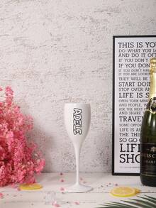 1pc Personalized Shatterproof Wedding Champagne Glass, 6oz/180ml, Customizable Name & Bow Design, Reusable, Suitable For Wedding Party Cups, Also For Whiskey, Wine, Cocktail, Beer, Champagne, Water, Oatmeal, Tea, Juice, Breakfast, Coffee And Other Beverages - 180 Ml - View 17