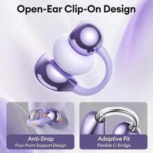 Auriculares inalámbricos M100 con clip, de uso dual para música y conversación, modelo deportivo inteligente con pendiente decorativa, disponible en varios colores - Auriculares negros + accesorios Butterdrop - Ver 5