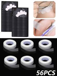 6 Rolls PE Eyelash Extension Tape, 9M Mini Transparent PE Tape, Under Eye Lash Tape, Makeup Kit/Lash Tools