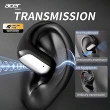 Acer OHR545 Wireless Bluetooth Earphones, Ear-Hook Design With Display Screen, Charging Case, Noise Cancellation, Dolby Sound, Deep Bass, Comfortable Fit, Suitable For Sports, Running, Cycling, Fitness, Compatible With Smartphones And Tablets - one-size - View 7