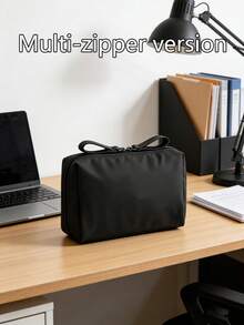 Digital Storage Bags, Storage Ropes, Storage Bags, Cosmetic Bags, Earphone Storage Bags, Action Camera Storage Bags, Photography Accessories, Usb Flash Drives, Charging Cables, Categorized Storage, Portable Travel Cable Storage Bags, Toiletries Storage Bags, Travel Bags, Back-To-School Storage Bags, Suitable For Travel, Campus, Dormitory, Bedroom, New Year's Gifts, Back-To-School Gifts. - Multicolor - View 4