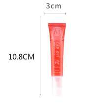 6Pcs Fruity Flavor Watery Glossy Lip Gloss Set Clear Lip Gel Hydrating Moisturizing Lip Gloss Women Lips Makeup Wholesale IMAN OF NOBLE - 多種 - 查看 8