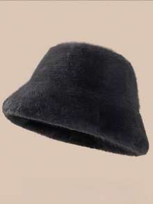 Mũ len giả lông chồn màu trơn kiểu Hàn Quốc dành cho nữ, thời trang, đa năng, ấm áp và thoải mái cho mùa thu/đông. Được làm từ sợi polyester mật độ cao siêu mềm mại, có đặc tính giữ ấm, chắn gió, nhẹ và thoải mái. Thiết kế nhỏ gọn, có thể gấp lại và dễ dàng mang theo, lý tưởng cho việc đi lại hàng ngày. - Nhiều màu - Xem 3