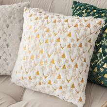 Tendencia4pz Fundas Para Cojines Decorativos Navideñas 45*45cm NuevoCalidad premium - B - Ver 7