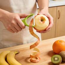 1/4pcs Ceramic Peeler - Multi-Functional Fruit & Vegetable Peeler With Ergonomic Handle, Sharp Rust-Resistant Kitchen Tool Compatible With Apples, Potatoes, Carrots, Cucumbers - Perfect For Home Cooking & Baking, Vegetable Peeler, Sleek Kitchenware, Smooth Finish, Potato Peeler, Fruit And Vegetable Peeler - Green Ceramic Planer - View 6