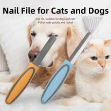 宠物指甲钳和锉刀，猫指甲锉，宠物用品，大/中/小型犬宠物指甲磨甲器 - 彩色 - 查看 2