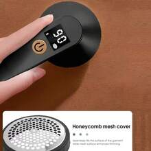 Rechargeable Lint Remover - Portable Fuzz Shaver | USB Rechargeable Fabric Shaver And Clothes Trimmer With Digital Display, Long Battery Life, Suitable For Home And Travel - Perfect Christmas Gift - Multicolor - View 7