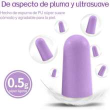 CYPNSummala Tapones para Oidos de Espuma 60 Pares Tapones para oído Antiruido con 1 Par de Tapones para los Oídos de Silicona + 1 Estuche de Plástico para Avión Tiro Mano De Trabajo MoradoFashion - 221271279 - Ver 7