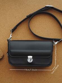 peach tree Men's Box Bag, Crossbody Bag, Shoulder Bag, Small Square Bag, Flap Cover, Business PU Waterproof Wallet Valentine'S Day Phone Bag - Multicolor - View 2