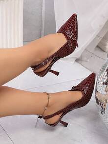 Pointed Toe High Heel Pumps, Suitable For Banquets, Parties And Commuting, Elegant And Versatile Fashion Women's Shoes