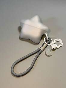 INS Original Korean Style Silver Gray Star Design Silicone Case Compatible With Apple 4th Gen, Pro 1st/2nd/3rd Gen, Unisex - Grey - View 6