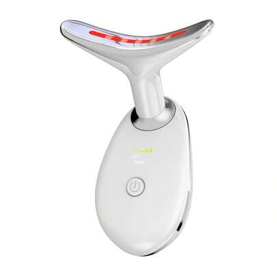 Red Light Therapy For Face, Floverkity LED Face Massager, RED Light Device, At-Home Face Tool For Skin Care (White,3 Light)