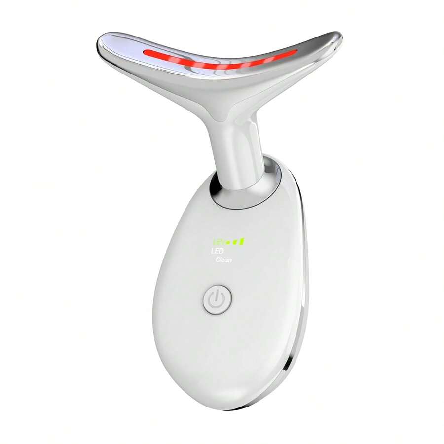 Red Light Therapy For Face, Floverkity LED Face Massager, RED Light Device, At-Home Face Tool For Skin Care (White,3 Light) - 白色 - 查看 1