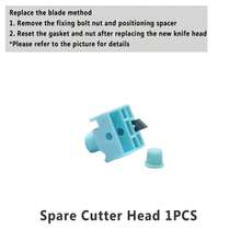 1pc Lightweight 360° Manual Rotary Cutter, Handheld Rotary Trimmer, Min Cutting Dia 0.79", Max Cutting Dia 7.87", Back To School Supplies - Multicolor - View 16