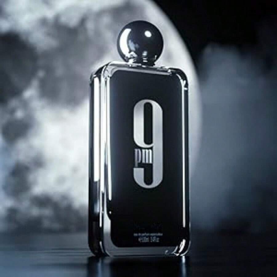 9PM Eau De Parfum Spray For Men 3.4 Oz - Amber Vanilla Scent Perfume - 黑色 - 查看 1