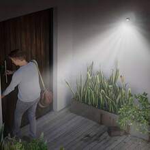 51 LED Solar Powered Outdoor Wall Light, Cool White, IP65 Waterproof, Motion Sensor, 3 Lighting Modes, Suitable For Road, Path, Yard Wall, Can Be Used As Christmas, Father's Day Or Boyfriend Gift - White Light - View 7