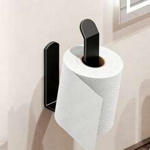 Heavy Duty Waterproof Toilet Paper Holder, Wall Mounted Bathroom Kitchen Paper Towel Rack, Strong Adhesive Non-Slip Toilet Paper Roll Storage Hanger - Multicolor - View 5