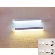 1pc/2pcs Smart Sensor LED Light Strip, Magnetic Installation, USB Rechargeable, Warm White/White Night Light, Suitable For Kitchen, Wardrobe, Corridor, Stairs, Room, Nighttime Lighting, Desk And More - Multicolor - View 17